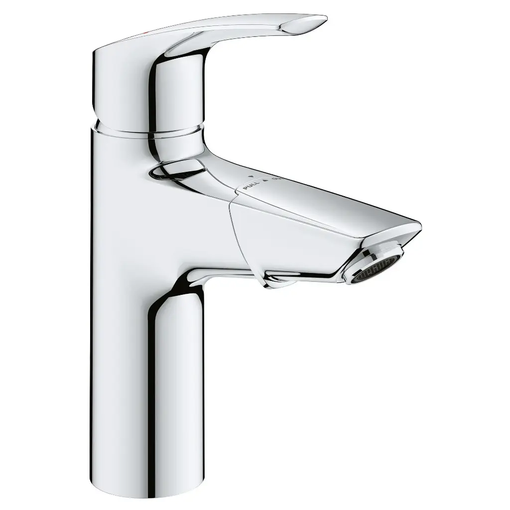 Grohe 23991003 Eurosmart Single Hole M-Size Bathroom Faucet StarLight Chrome