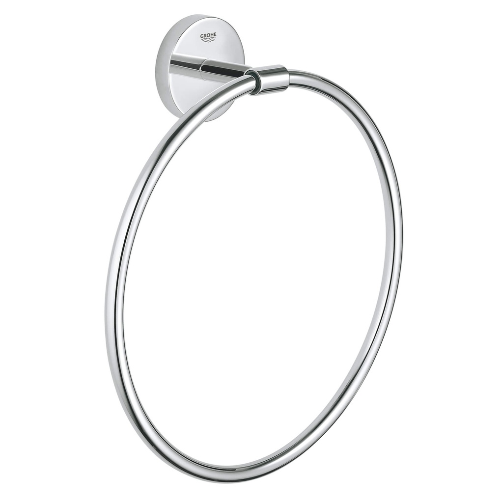Grohe 40460001 Bau Cosmopolitan 8" Towel Ring StarLight Chrome
