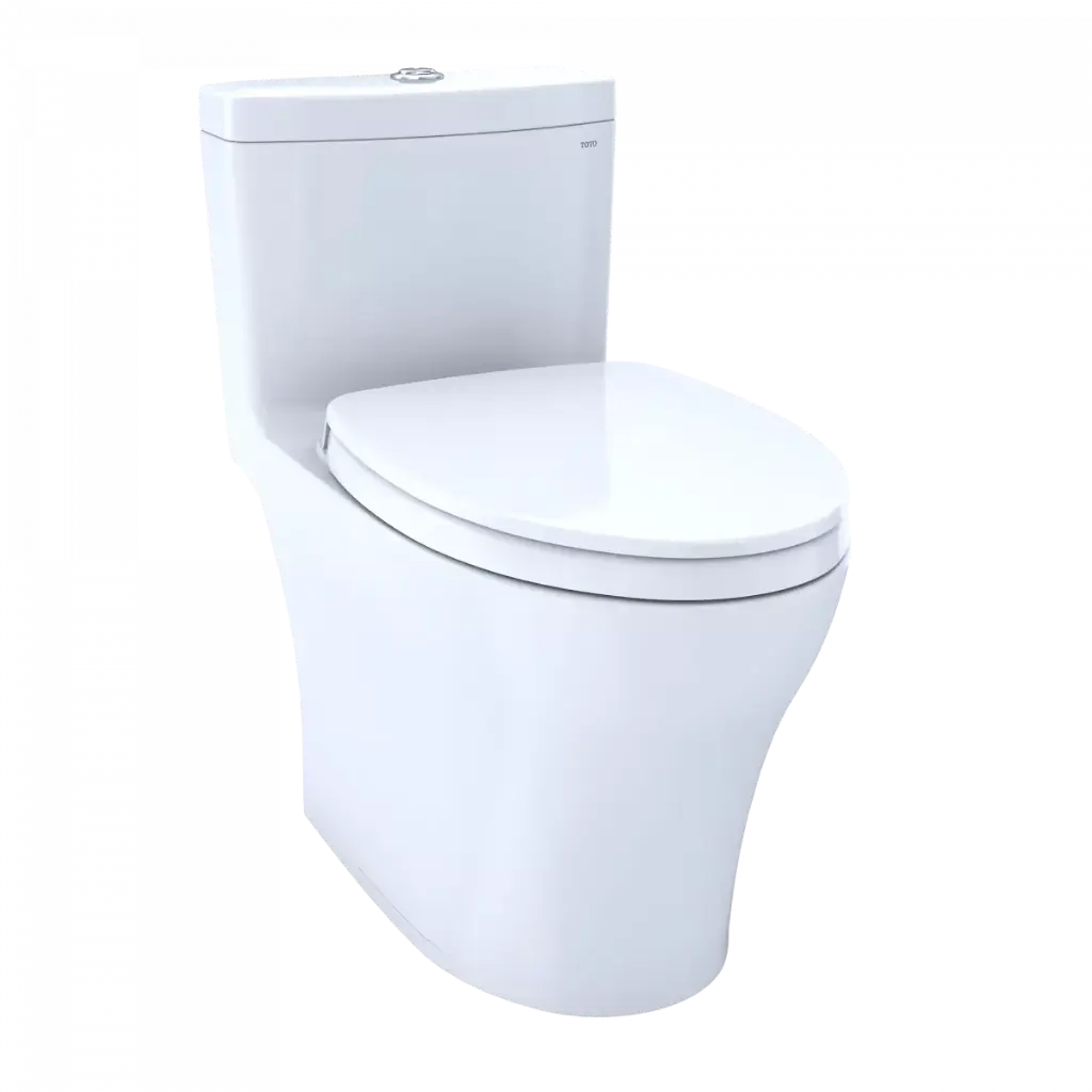 TOTO MS646124CEMFGN#01 Aquia IV One Piece Elongated Toilet Cotton
