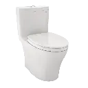 TOTO MS446124CEMGN#11 Aquia IV Two Piece Elongated Dual Flush Toilet Colonial White