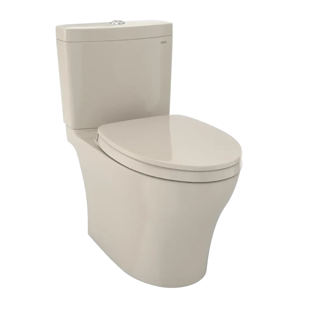 TOTO MS446124CEMGN#03 Aquia IV Two Piece Elongated Dual Flush Toilet Bone