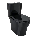 TOTO MS446124CEMFN#51 Aquia IV Two Piece Elongated Dual Flush Toilet Ebony