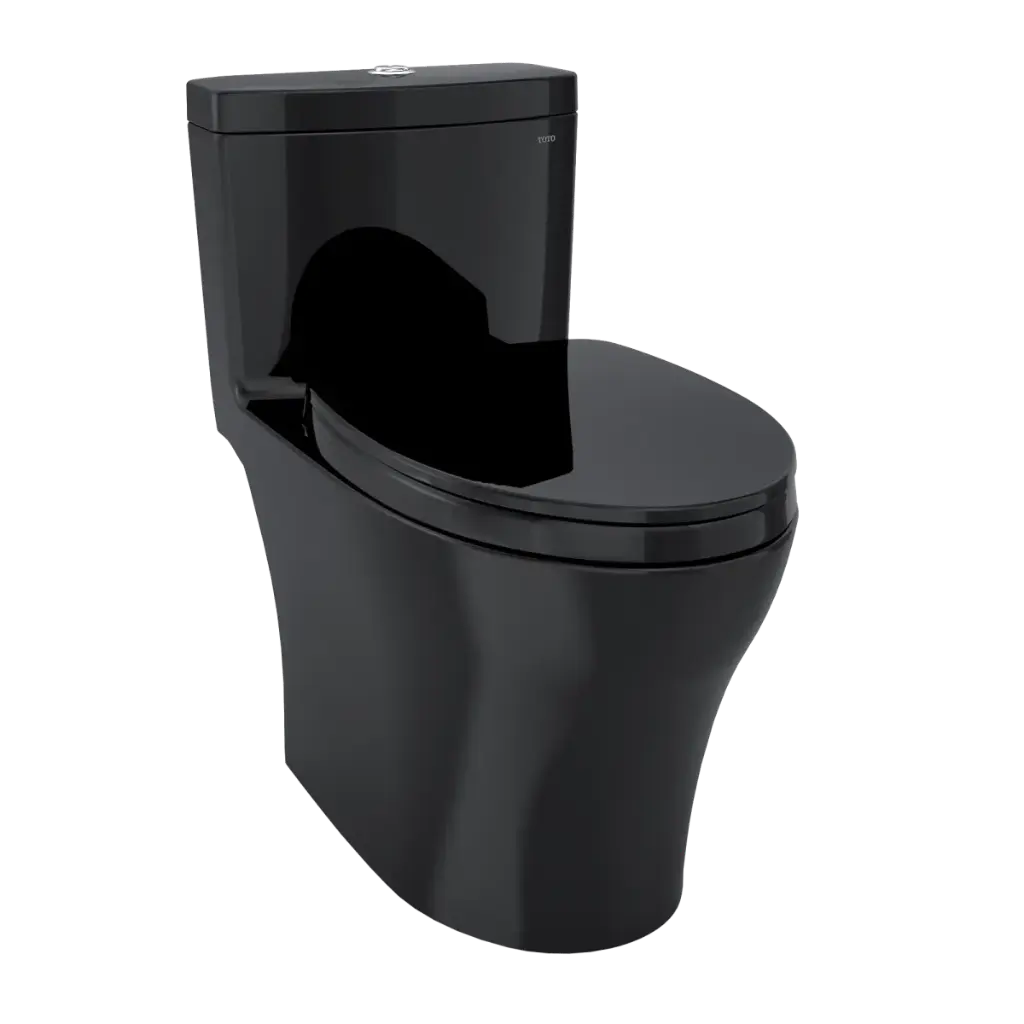 TOTO MS646124CEMFN#51 Aquia IV One Piece Elongated Toilet Ebony