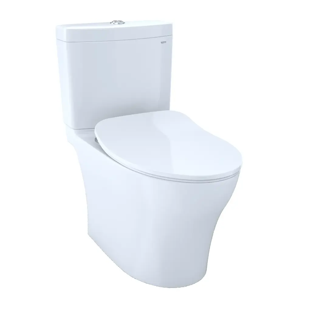TOTO MS446234CEMGN#01 Aquia IV Two Piece Elongated Tornado Flush Toilet Cotton