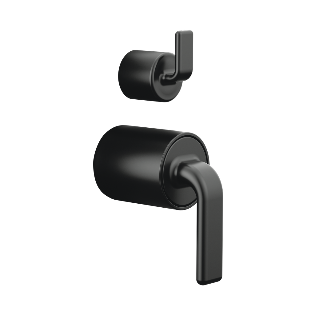 Brizo HL75P67-BL Allaria Pressure Balance Valve with Integrated Diverter Trim Lever Kit Matte Black