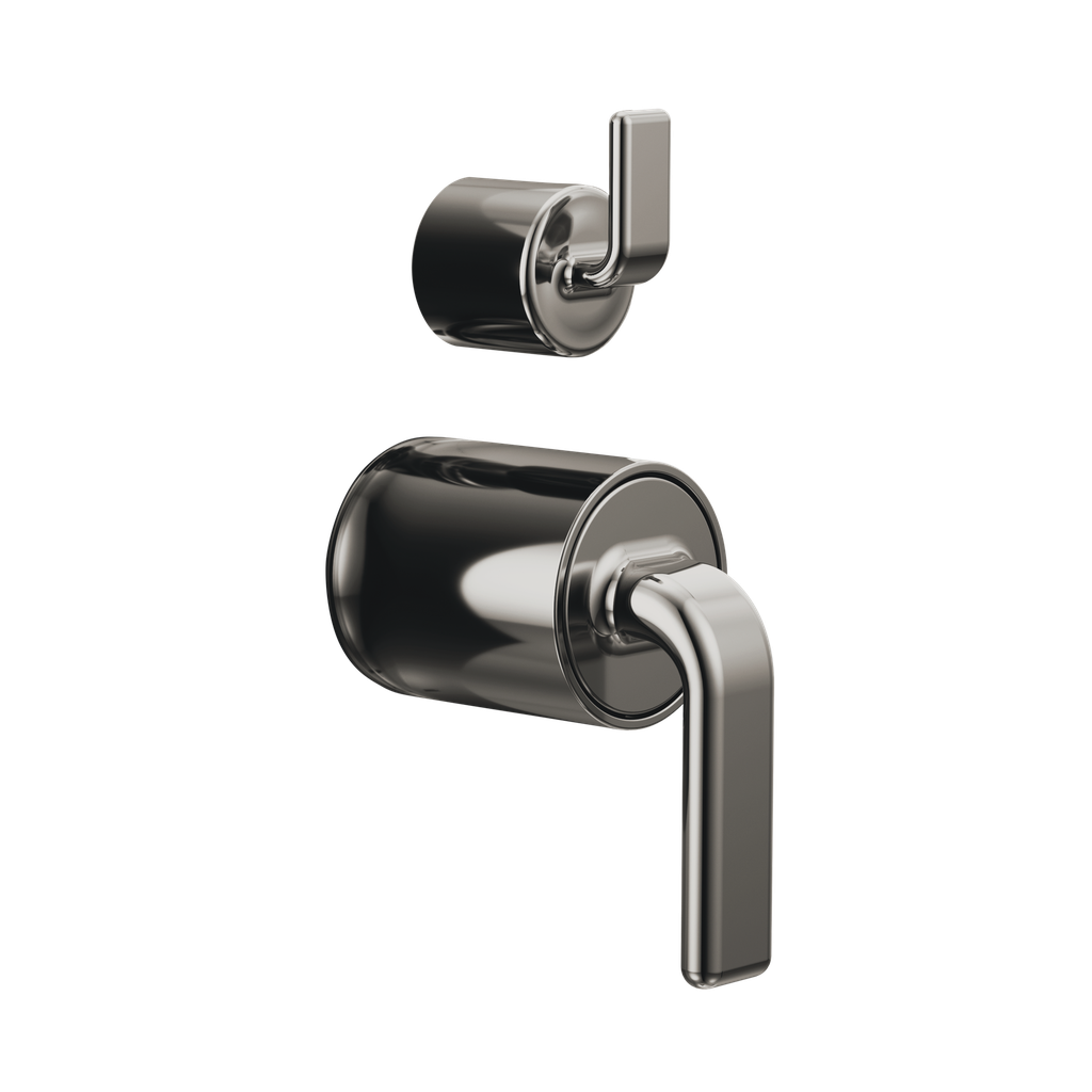 Brizo HL75P67-BNX Allaria Pressure Balance Valve with Integrated Diverter Trim Lever Kit Brilliance Black Onyx