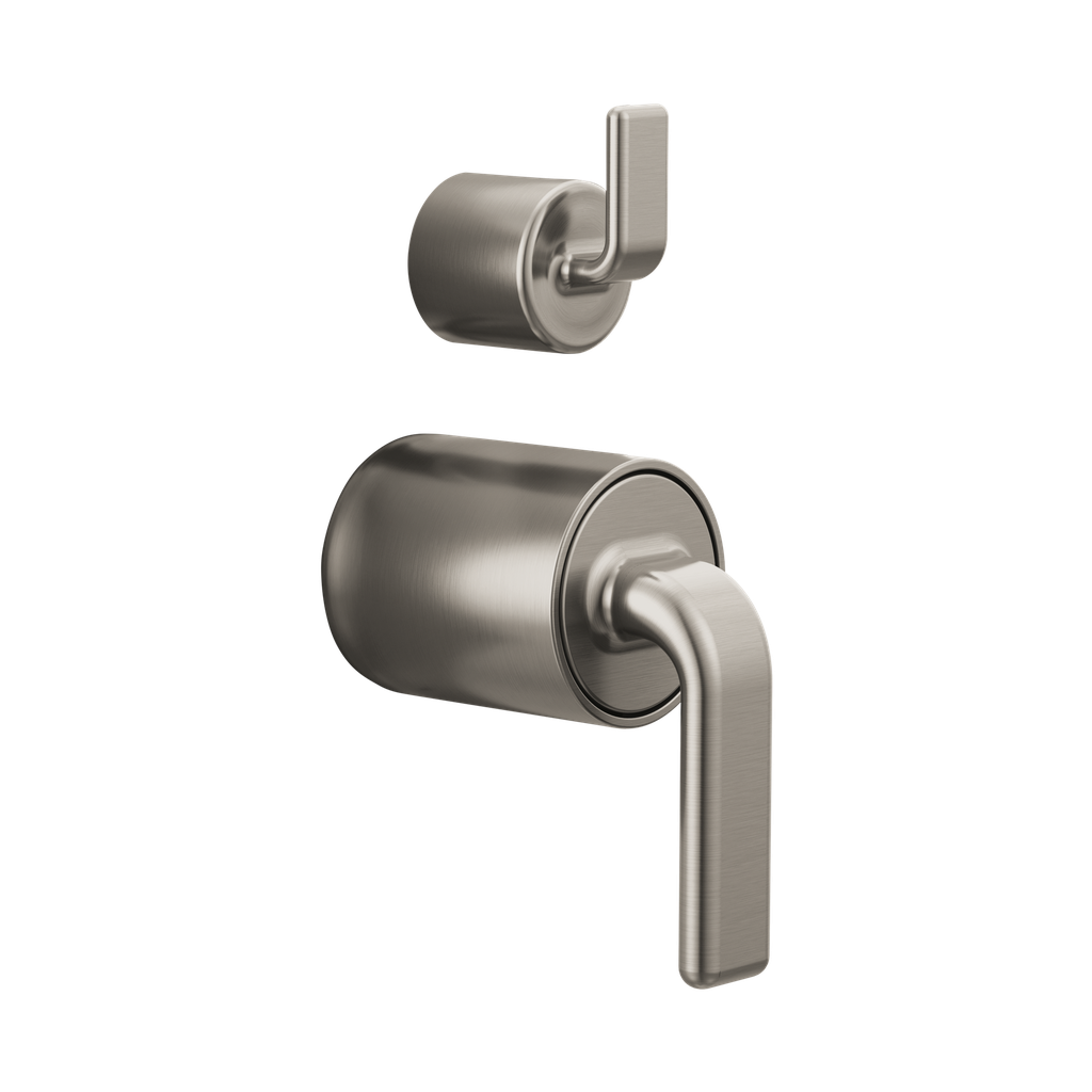 Brizo HL75P67-NK Allaria Pressure Balance Valve with Integrated Diverter Trim Lever Kit Brilliance Luxe Nickel