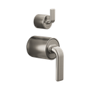 Brizo HL75P67-NK Allaria Pressure Balance Valve with Integrated Diverter Trim Lever Kit Brilliance Luxe Nickel