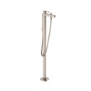 Hansgrohe 76445821 Finoris Freestanding Tub Filler Trim With Handshower Brushed Nickel