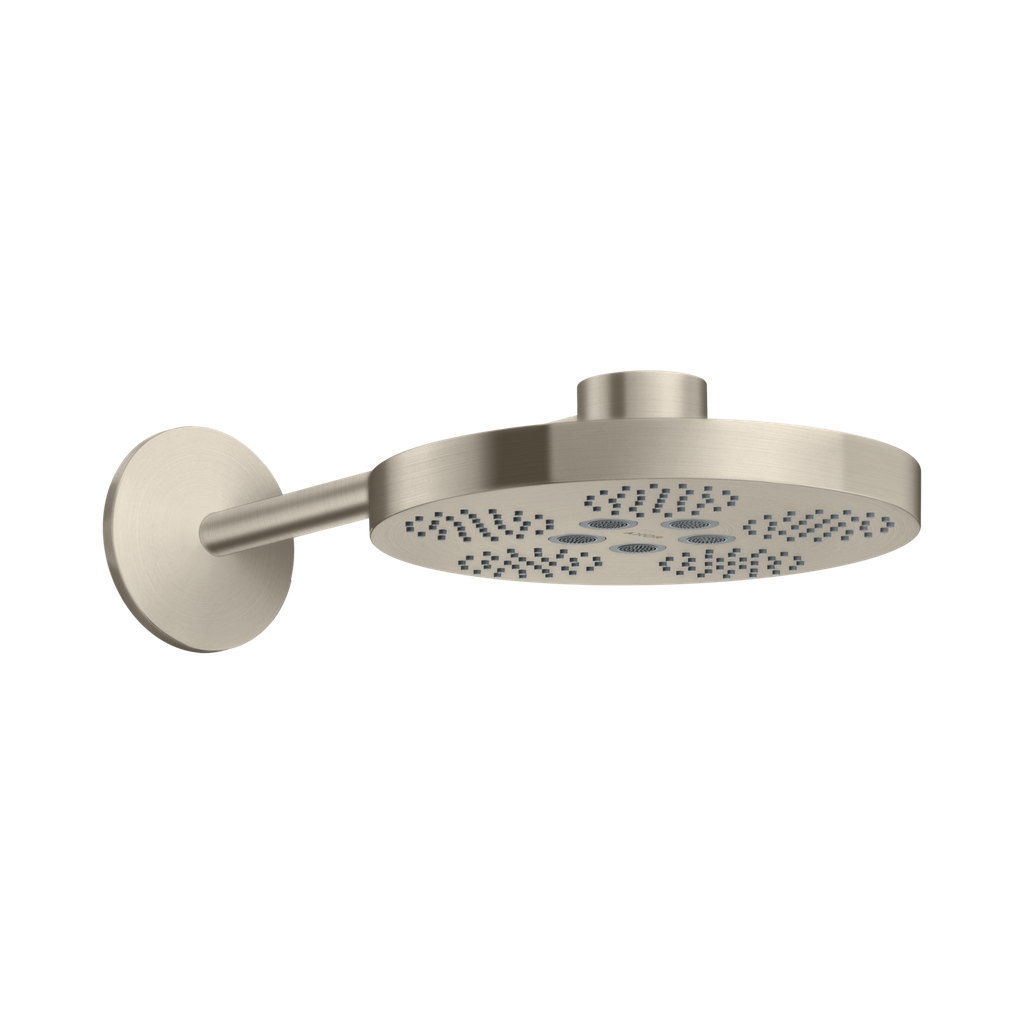 Hansgrohe 48482821 Axor One Showerhead 280 2-Jet With Showerarm Trim Brushed Nickel