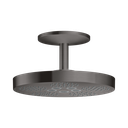 Hansgrohe 48484341 Axor One Showerhead 280 2-Jet With Ceiling Mount Trim Brushed Black Chrome
