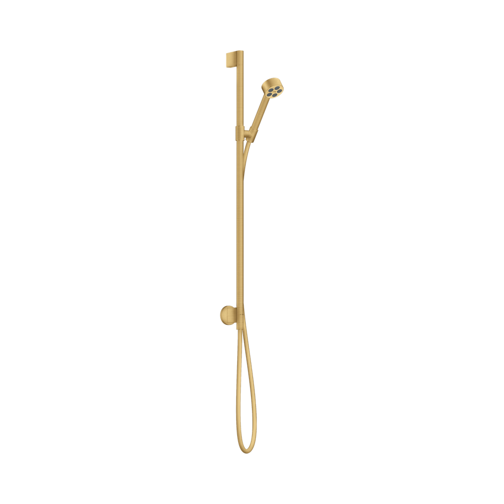 Hansgrohe 48793251 Axor One Wallbar Set 75 1-Jet With Wall Outlet Brushed Gold Optic