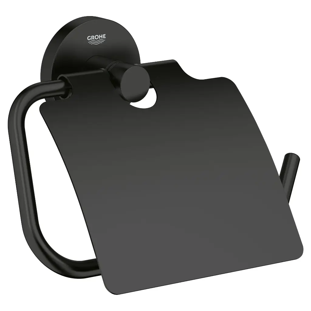 Grohe 403672431 Essentials Toilet Paper Holder Matte Black