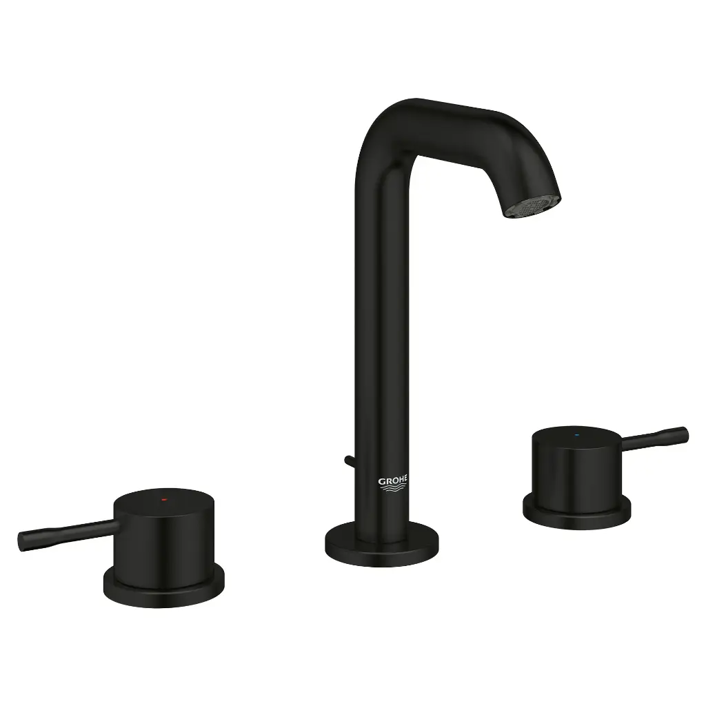 Grohe 202972431 Essence 8 Widespread Bathroom Faucet Matte Black