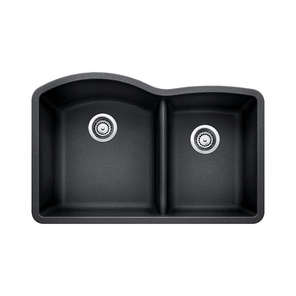 Blanco 400077 Diamond U 1.75 Double Undermount Kitchen Sink Anthracite