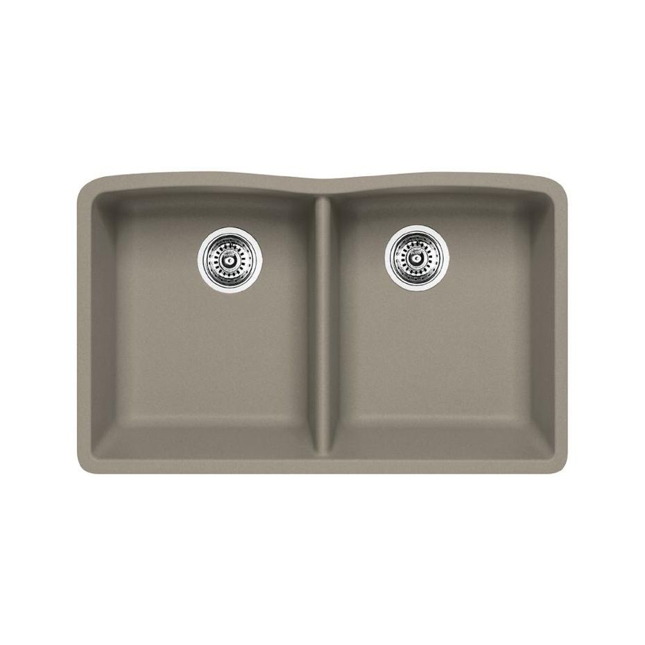 Blanco 401148 Diamond U 2 Double Undermount Kitchen Sink