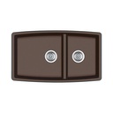 Blanco 401186 Performa U 1.75 Low Divide Double Undermount Kitchen Sink
