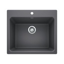 Blanco 401905 Liven Silgranite Laundry Sink Cinder