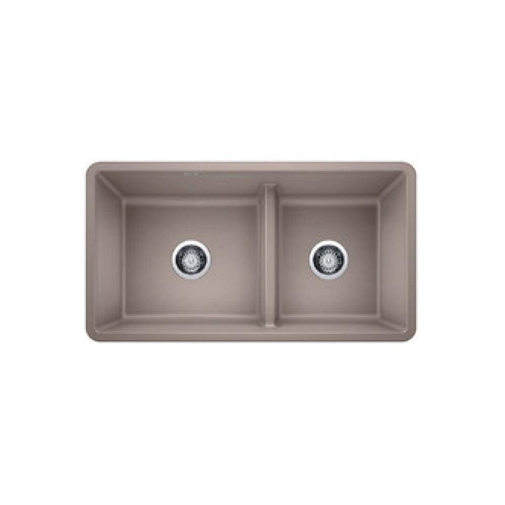 Blanco 402069 Precis U 1 3/4 Low Divide Double Sink Truffle