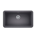 Blanco 402128 Ikon 33 Single Kitchen Sink Front Apron Cinder