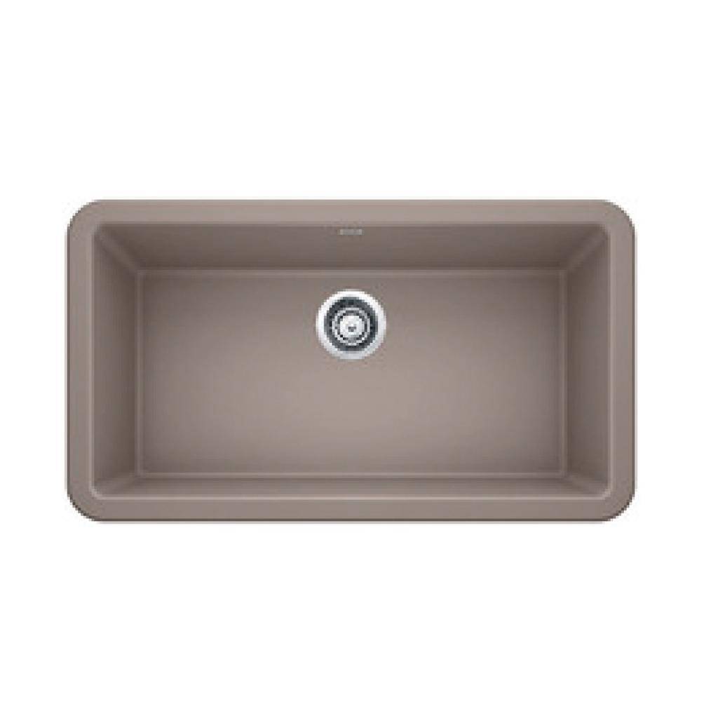 Blanco 402129 Ikon 33 Single Kitchen Sink Front Apron Truffle
