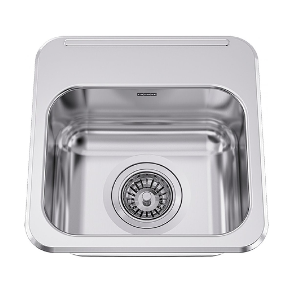 Franke LBS9106-1-2 Topmount Single Sink With Ledge Stainless Steel