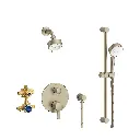 Grohe 29429EN0 Cosmopolitan 2-Handle Pressure Balance Shower Bundle Brushed Nickel
