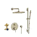 Grohe 29430EN0 Timeless Pressure Balance Rain Shower Set Brushed Nickel Infinity Finish