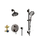 Grohe 29431A00 Timeless Pressure Balance Shower Set Hard Graphite