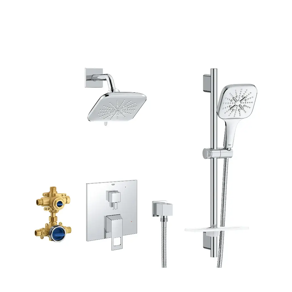Grohe 29433000 Eurocube Pressure Balance Shower Set