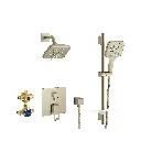 Grohe 29433EN0 Eurocube Pressure Balance Shower Set Brushed Nickel