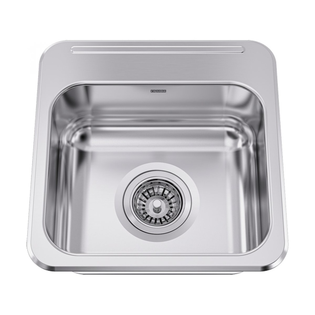 Franke ALBS1306P-1-1 Single Sink With Ledge 18 Gauge Stainless Steel