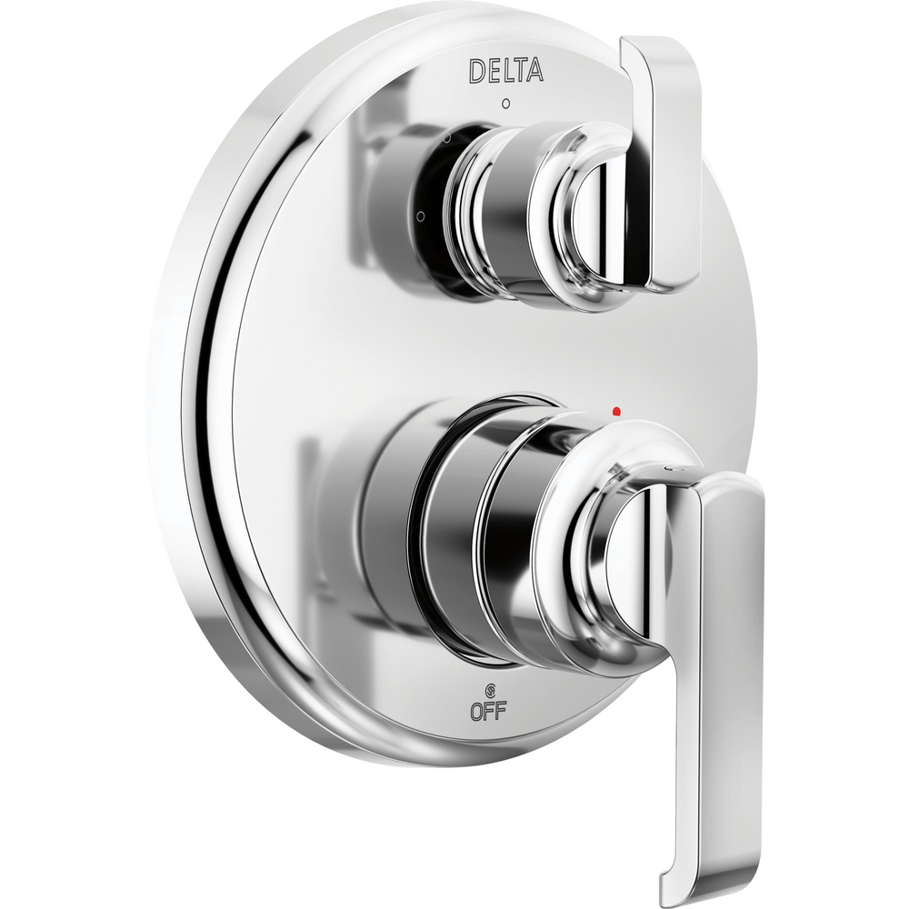 Delta T24889-PR Tetra 14 Series Integrated Diverter Trim 3-Setting Lumicoat Chrome
