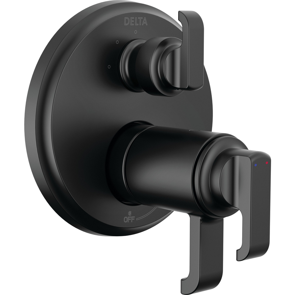 Delta T27T889-BL Tetra 17T Series Integrated Diverter Trim Matte Black