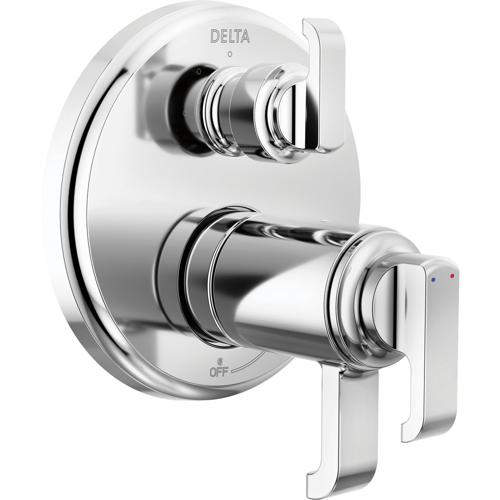 Delta T27T889-PR Tetra 17T Series Integrated Diverter Trim Lumicoat Chrome