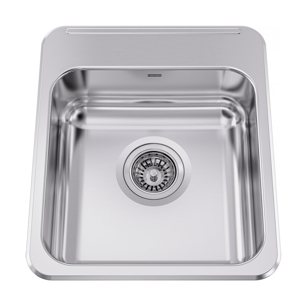 Franke ALBS4406P-1-3 Single Sink With Ledge 18 Gauge Stainless Steel