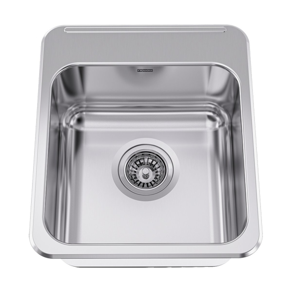Franke LBS4408P-1-3 Single Bowl Sink With Ledge Stainless Steel