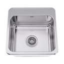 Franke LBS4608P-1 Single Bowl Sink With Ledge Stainless Steel