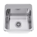 Franke LBS4610P-1-1 Single Bowl Sink With Ledge Stainless Steel