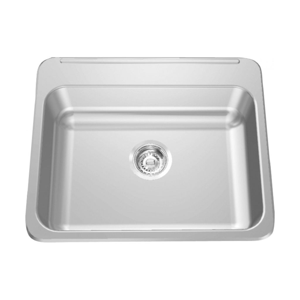 Franke ALBS4006P-1-3 Single Sink With Ledge 18 Gauge Stainless Steel
