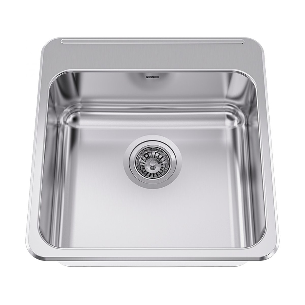 Franke LBS6808P-1-1 Single Bowl Sink With Ledge Stainless Steel