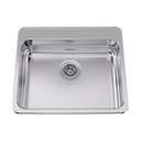 Franke ALBS6106P-1-3 Single Sink With Ledge 18 Gauge Stainless Steel