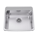 Franke LBS6108P-1-3 Single Bowl Sink With Ledge Stainless Steel
