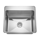 Franke LBS7314P-1 Topmount Single Sink With Ledge Stainless Steel