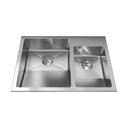 Franke ALBDC182605P-1 Double Sink With Ledge 18 Gauge Stainless Steel