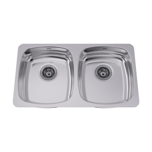 [FRA-UCD6405P-1] Franke UCD6405P-1 Double Undermount Sink 18 Gauge Stainless Steel