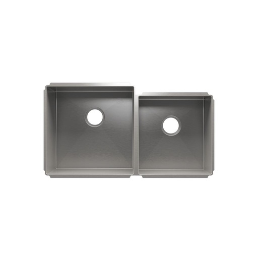 [JUL-003954] Julien 003954 J7 Sink Undermount Double L18X18X10 R15X16X8