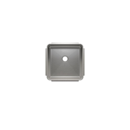 [JUL-003227] Julien 003227 Classic Bar Sink Undermount 2 Inch Drain Single 15X15X7