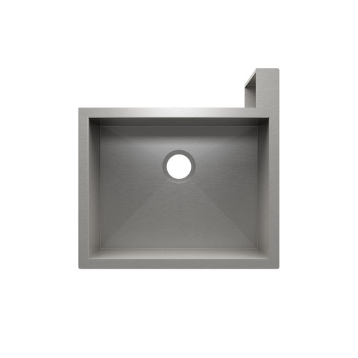 [JUL-005301] Julien 005301 Socialcorner Sink Undermount Flat Aprons Right Corner Single 23X18X10
