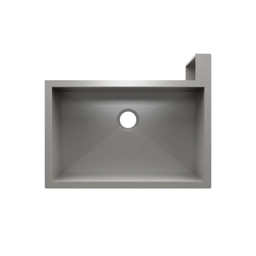 [JUL-005303] Julien 005303 Socialcorner Sink Undermount Flat Aprons Right Corner Single 29X18X10